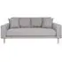 Lido 2.5 Seater Sofa - Light Grey, Fabric