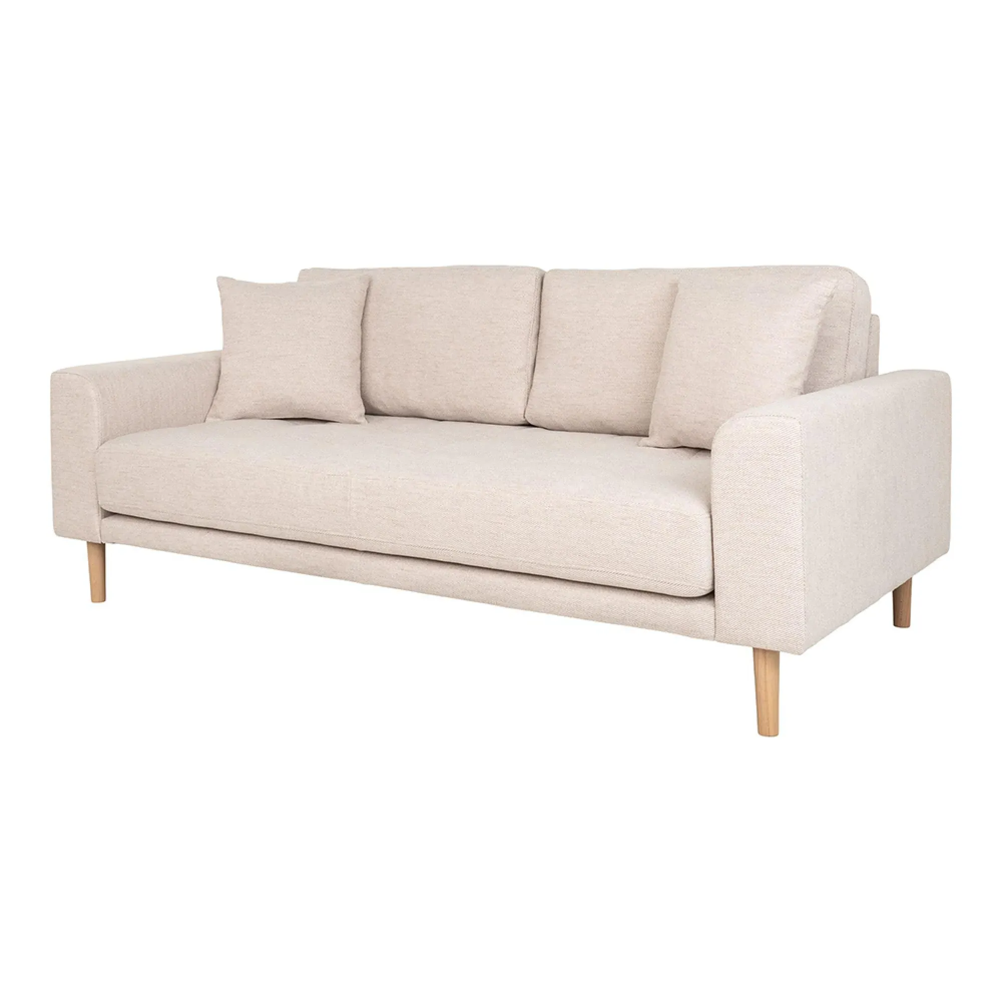 Lido 2.5 Seater Sofa - Sand, Fabric