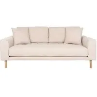 Lido 2.5 Seater Sofa - Sand, Fabric