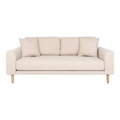 Lido 2.5 Seater Sofa - Sand, Fabric
