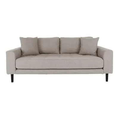 Lido 2.5 Seater Sofa - Stone, Fabric