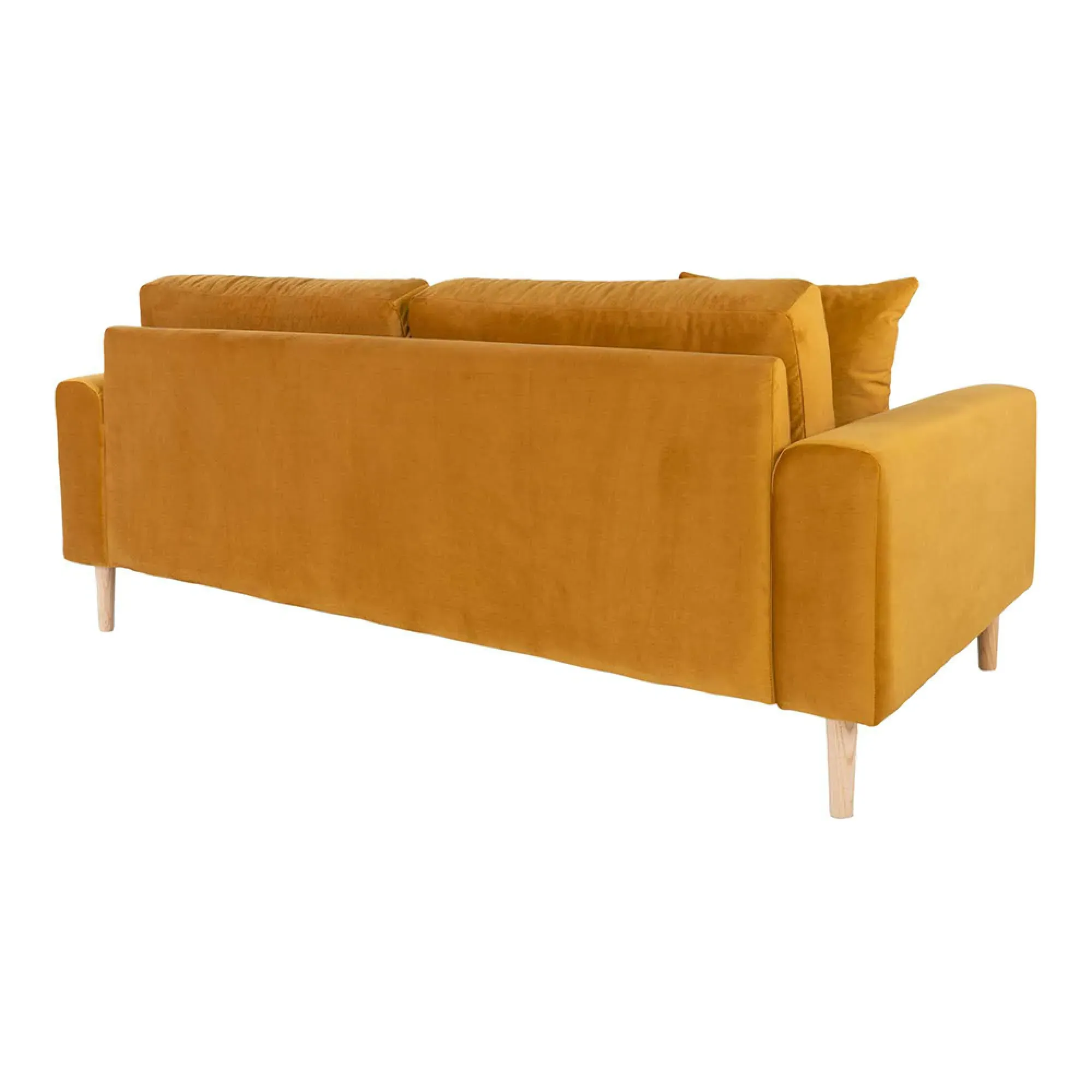 Lido 2.5 Seater Sofa - Yellow, Fabric