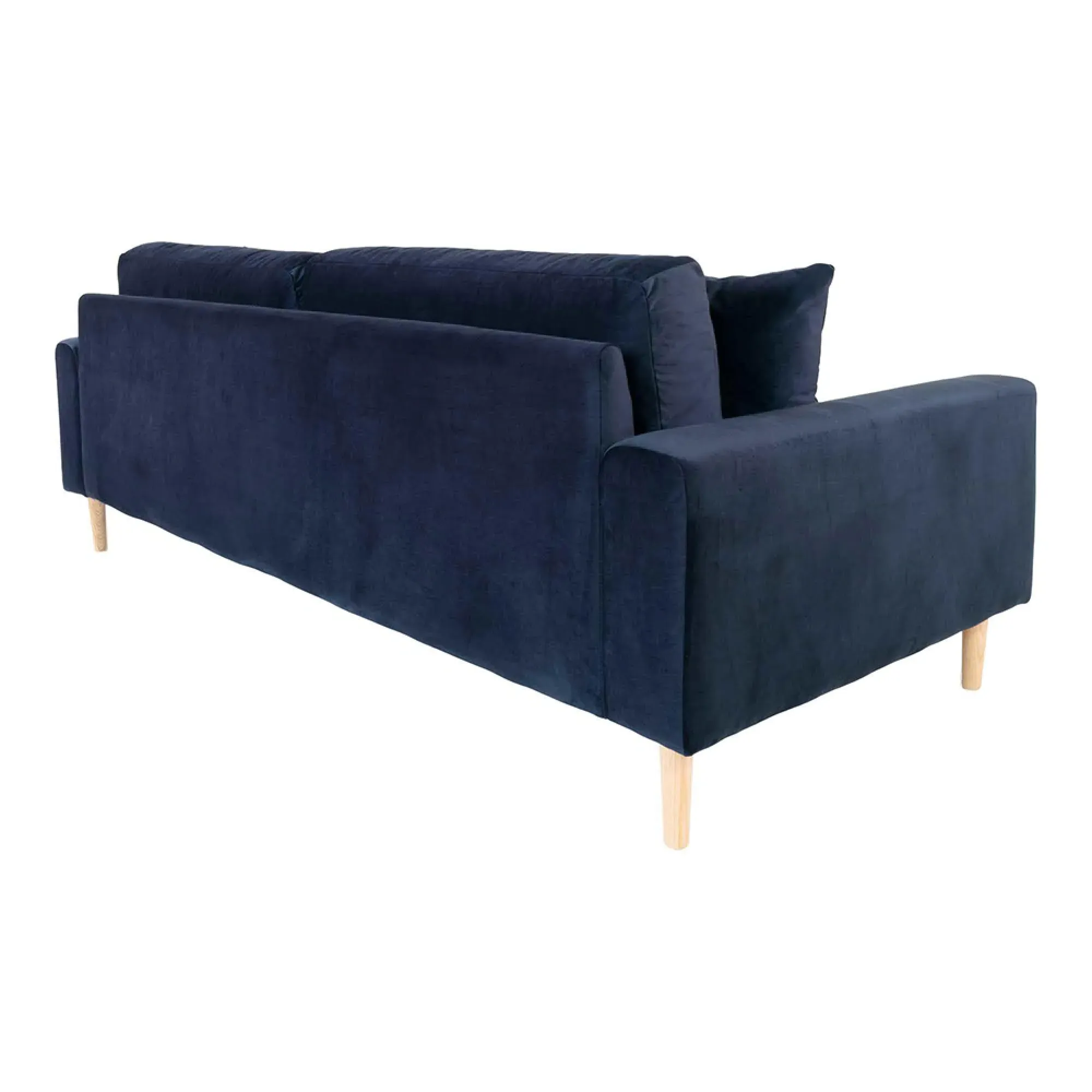 Lido 3-Seater Sofa - Blue, Velvet
