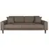 Lido 3-Seater Sofa - Brown, Fabric