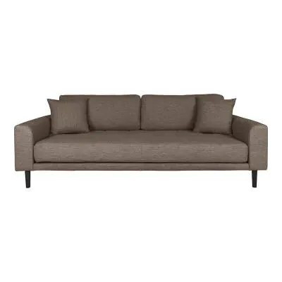 Lido 3-Seater Sofa - Brown, Fabric image