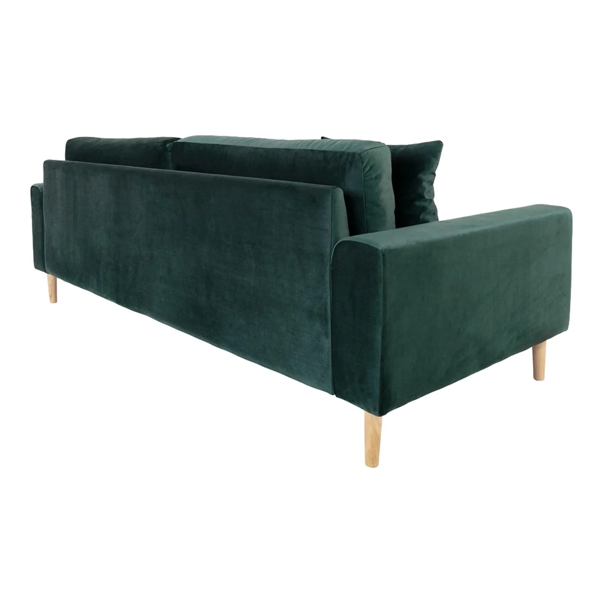 Lido 3-Seater Sofa - Dark Green, Fabric