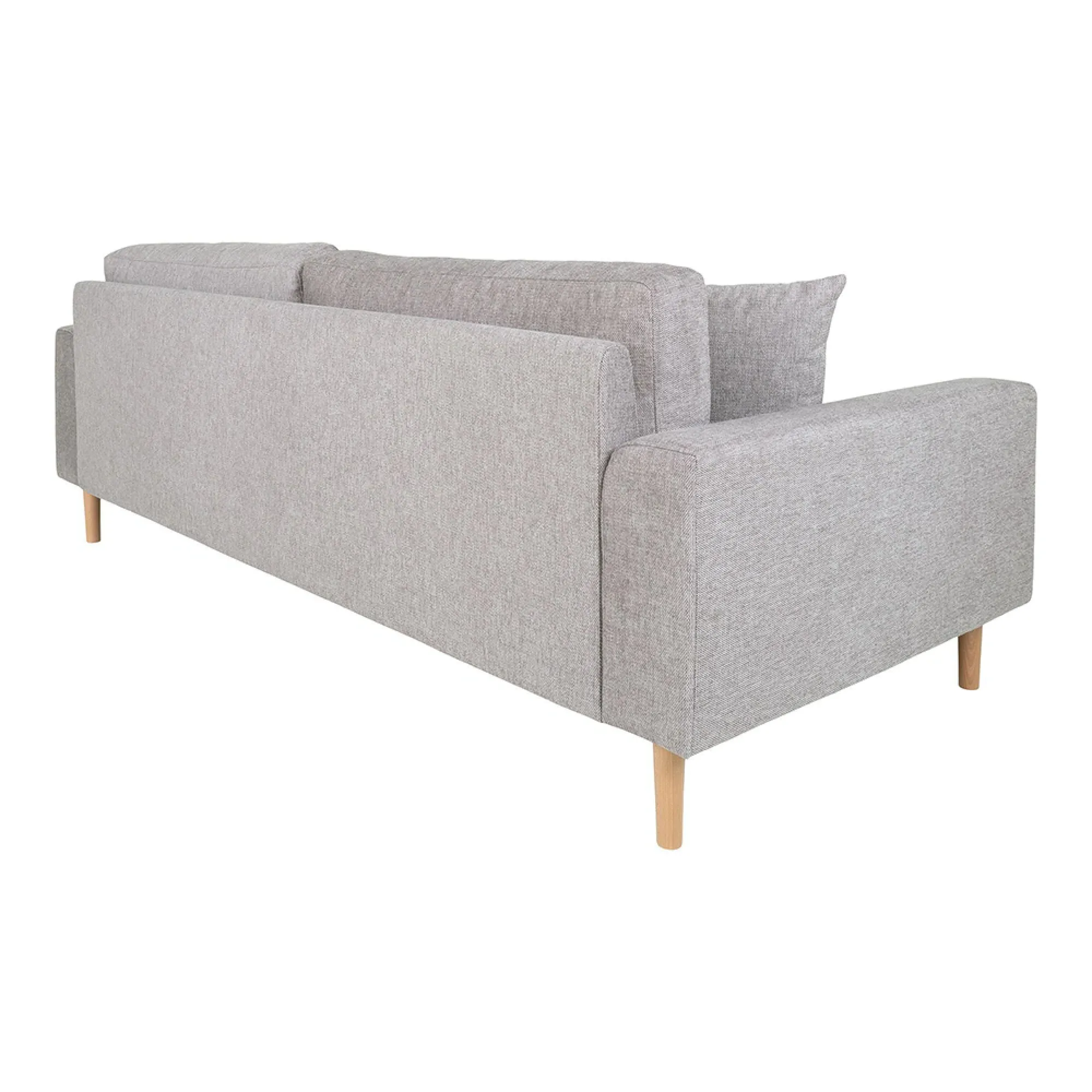 Lido 3-Seater Sofa - Light Grey, Fabric