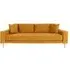 Lido 3-Seater Sofa - Mustard, Fabric