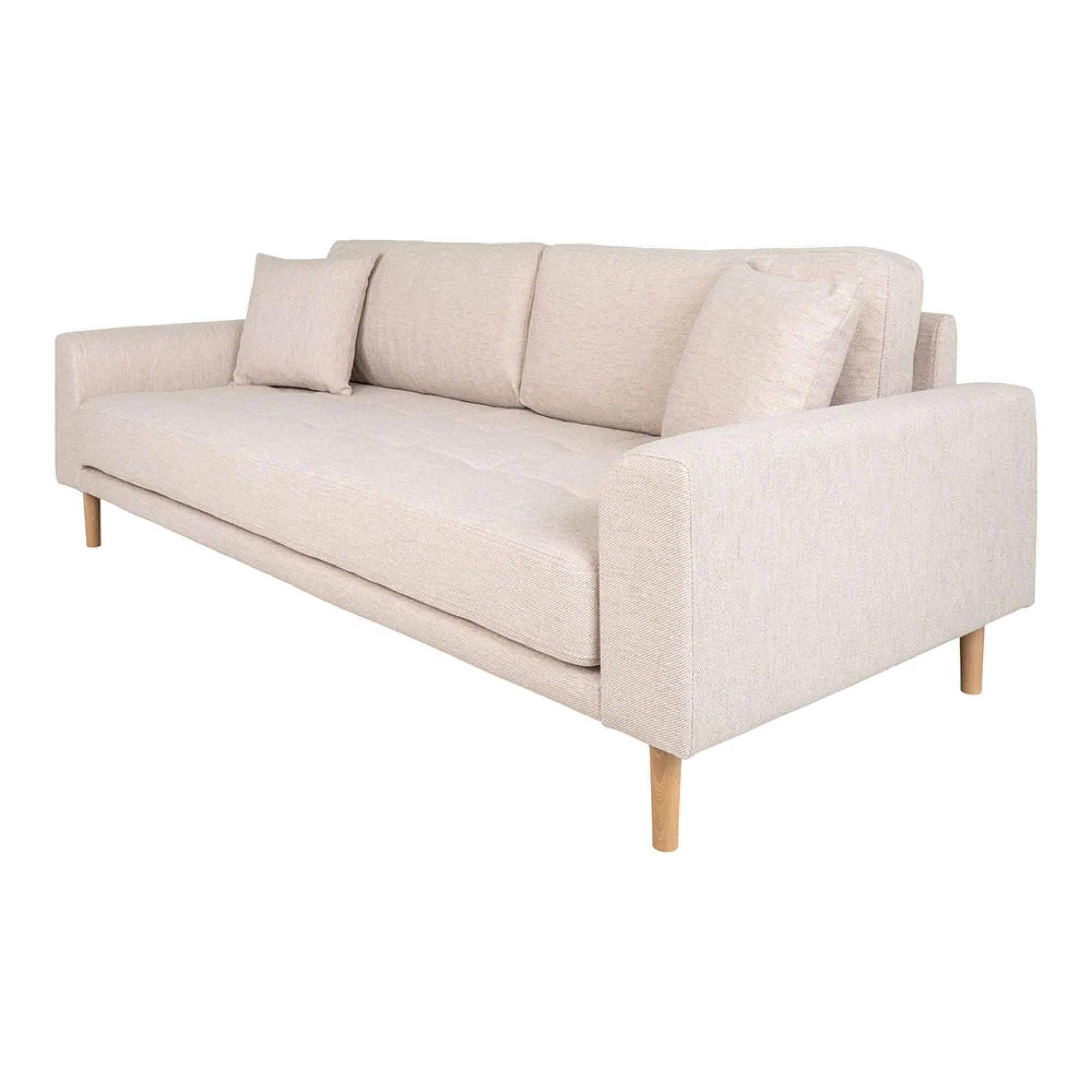 Lido 3-Seater Sofa - Sand, Fabric