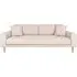 Lido 3-Seater Sofa - Sand, Fabric