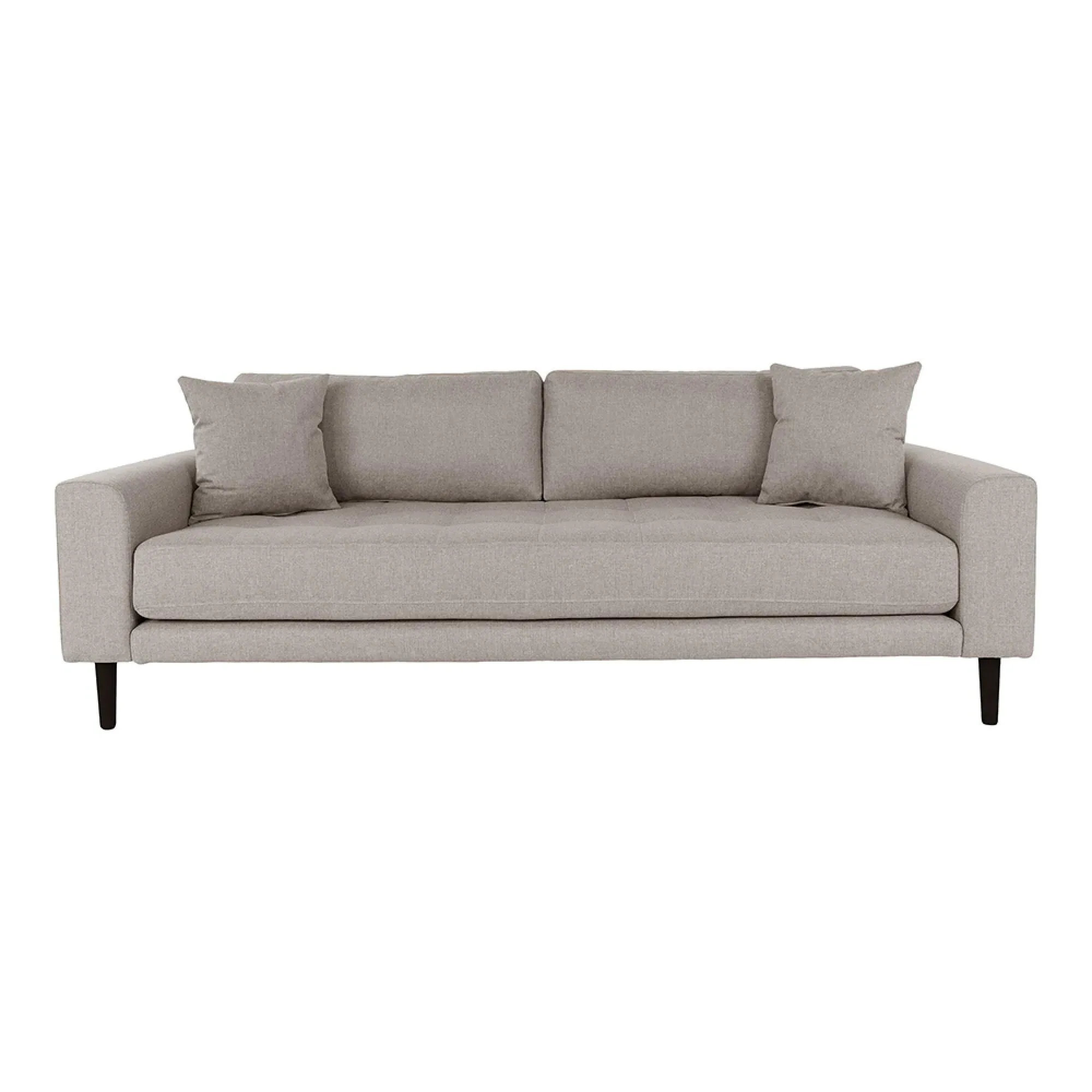 Lido 3-Seater Sofa - Stone, Fabric