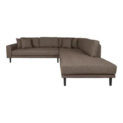 Lido Corner Sofa Open End LHF - Brown image
