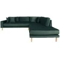 Lido Corner Sofa Open End LHF - Green