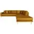Lido Corner Sofa Open End LHF - Mustard Yellow, Fabric