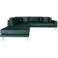 Lido Corner Sofa Open End RHF - Green