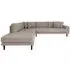 Lido Corner Sofa Open End RHF - Stone, Fabric