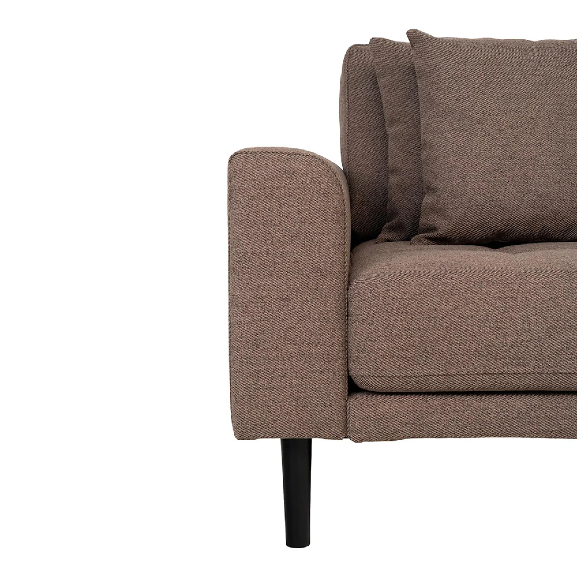 Lido LHF Lounge Sofa - Brown, Fabric