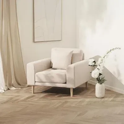 Lido Lounge Armchair - Sand, Fabric