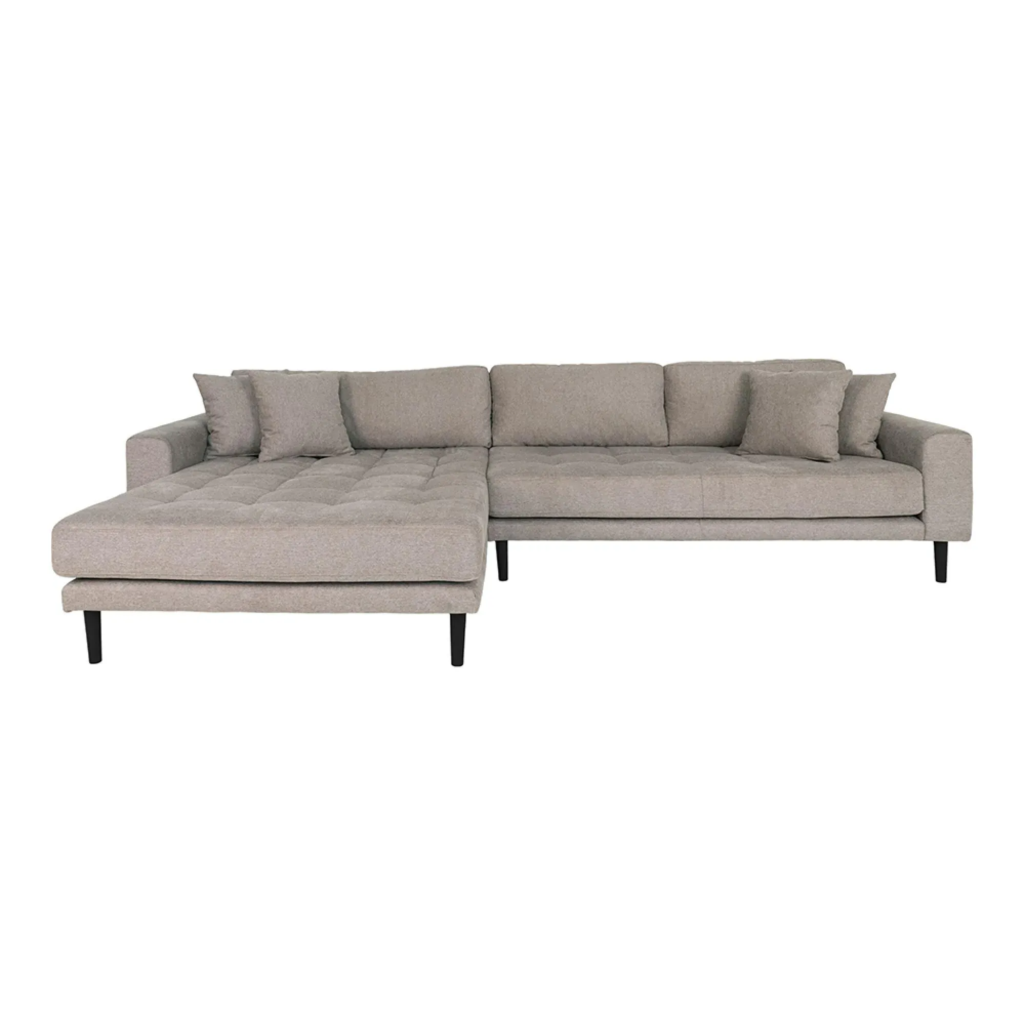 Lido RHF Lounge Sofa - Stone, Fabric