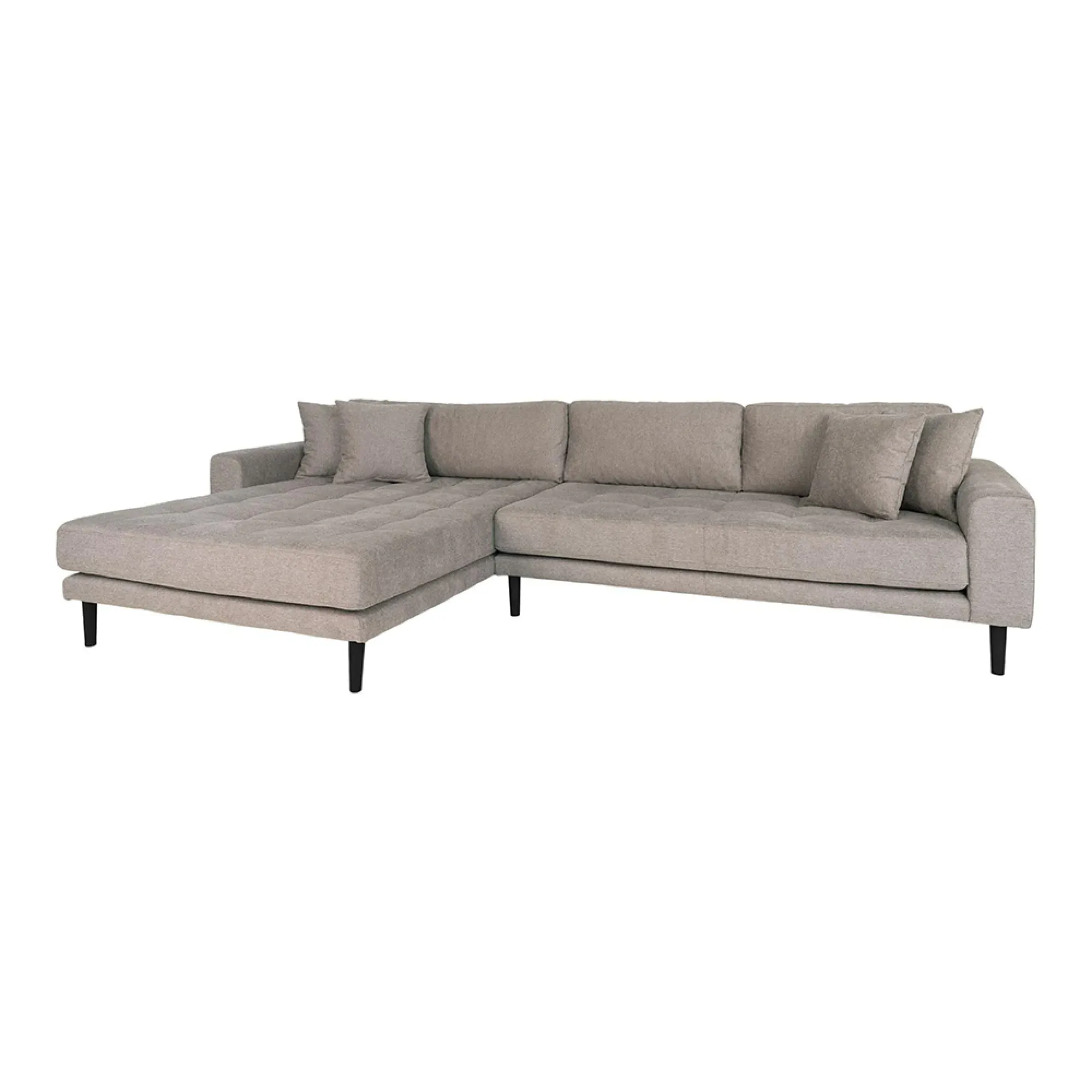 Lido RHF Lounge Sofa - Stone, Fabric
