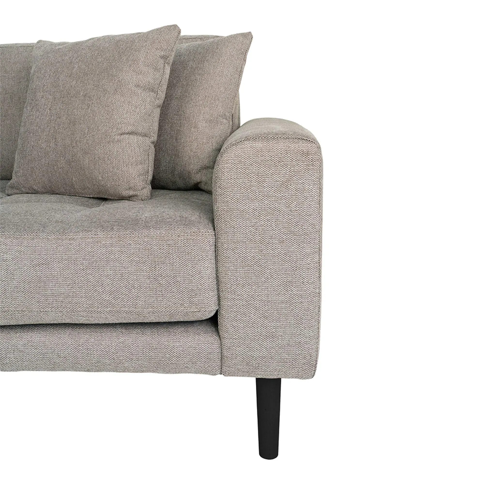 Lido RHF Lounge Sofa - Stone, Fabric