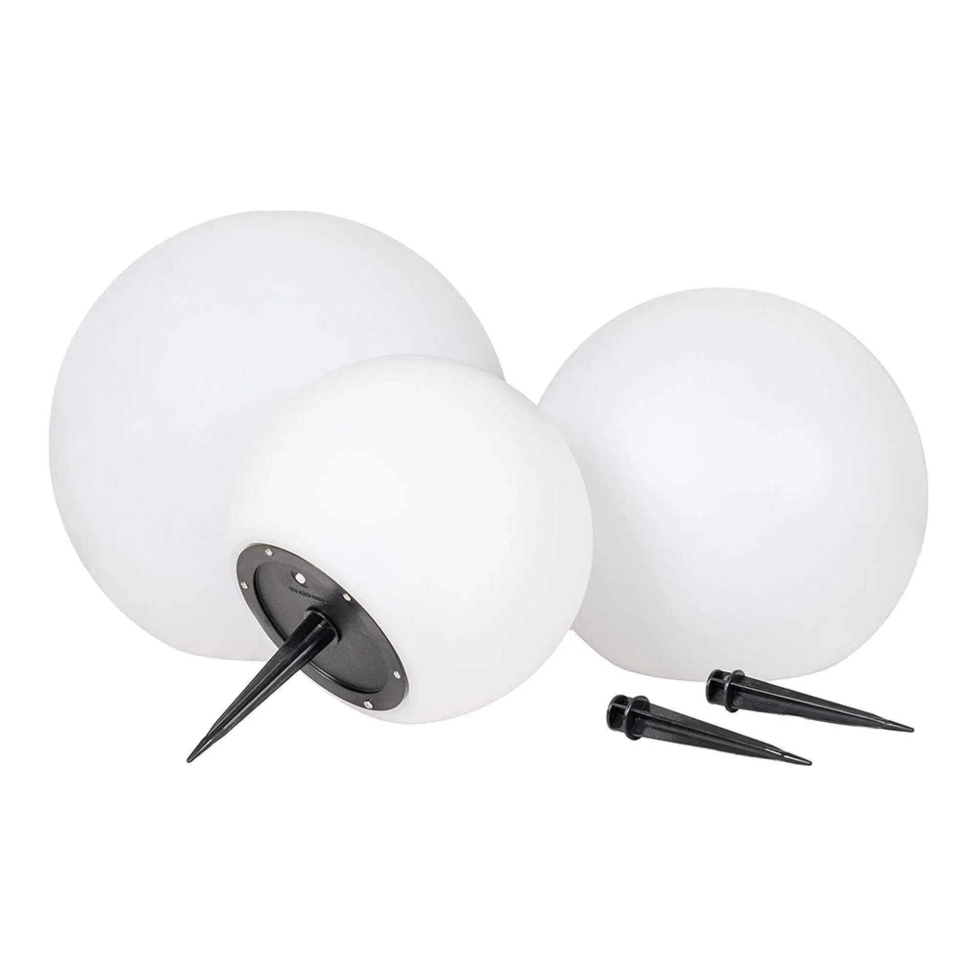 Lifton Round LED Lamp Set of 3 - White