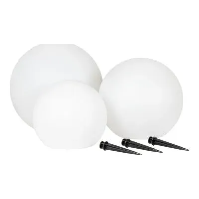 Lifton Round LED Lamp Set of 3 - White image