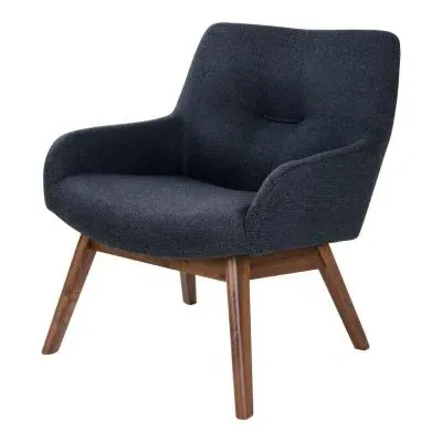 London Lounge Chair - Dark Blue, Fabric image