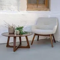 London Lounge Chair - Sand, Fabric