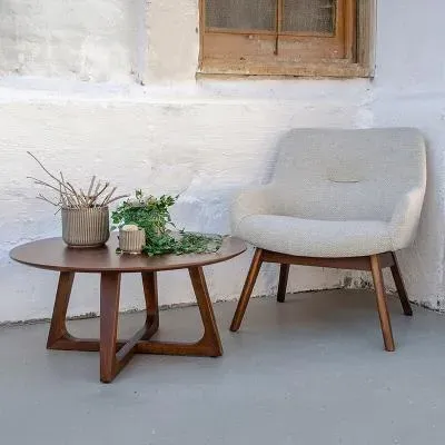 London Lounge Chair - Sand, Fabric