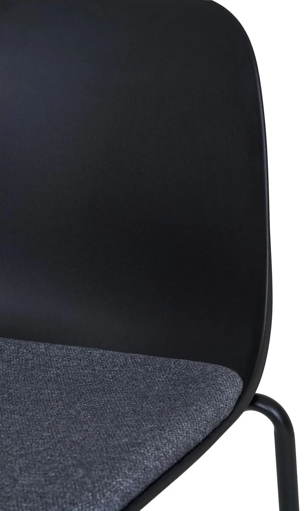 Madalena Dining Chair Set of 2 - Black, Metal