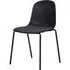 Madalena Dining Chair Set of 2 - Black, Metal