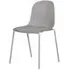 Madalena Dining Chair Set of 2 - Light Grey, Metal