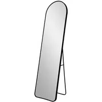Madrid Arch Floor Standing Mirror - Black
