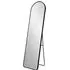 Madrid Arch Floor Standing Mirror - Black