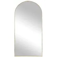 Madrid Arch Floor Standing Mirror - Brass