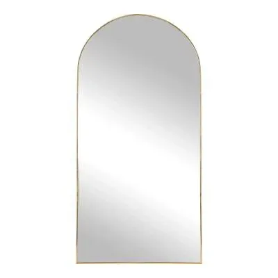 Madrid Arch Floor Standing Mirror - Brass