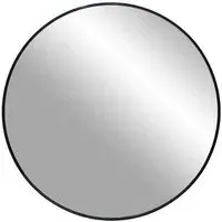 Madrid Round Wall Mirror - Black