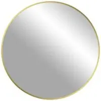 Madrid Round Wall Mirror - Brass