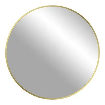 Madrid Round Wall Mirror - Brass