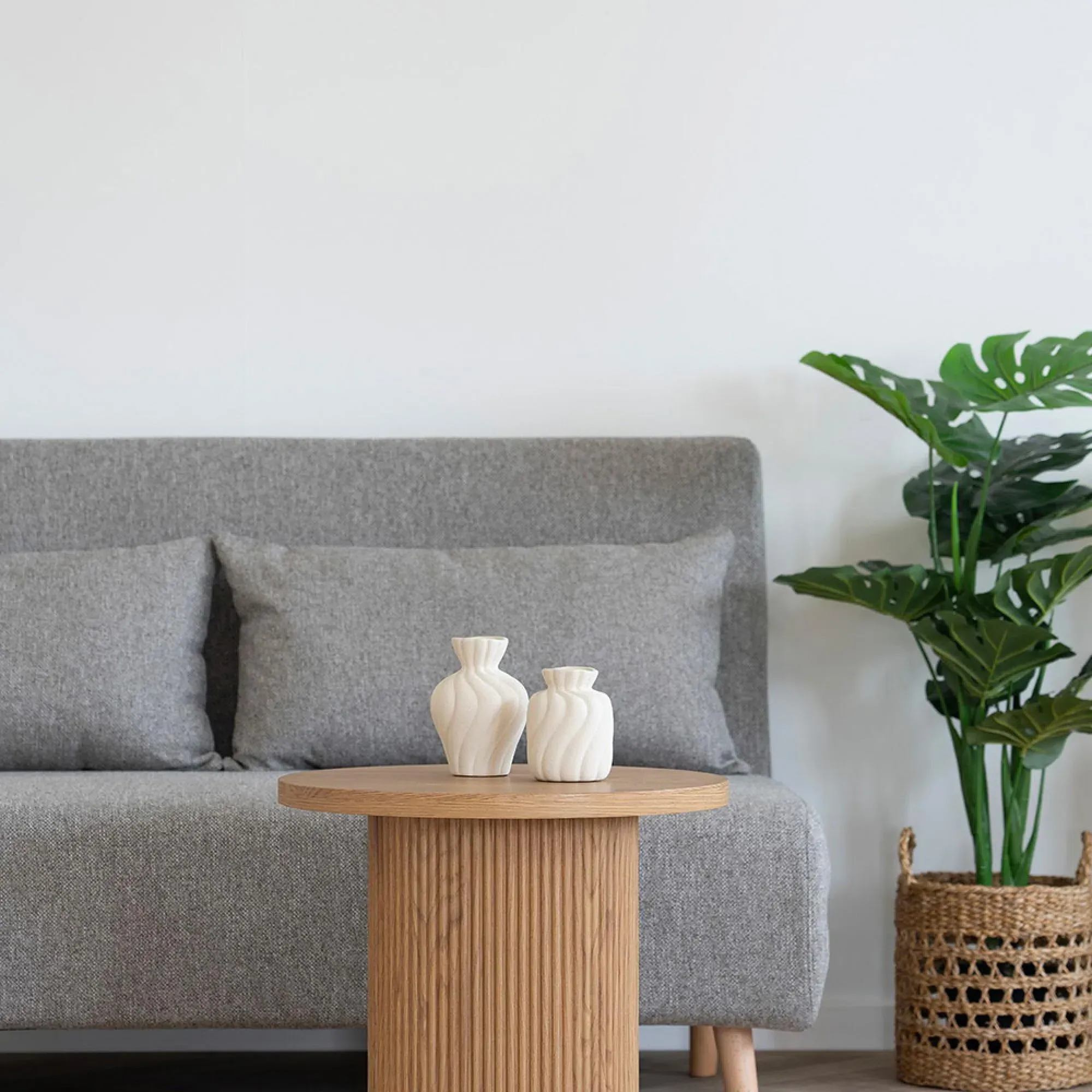 Marlow 2-Seater Click Clack Sofa Bed - Grey, Fabric