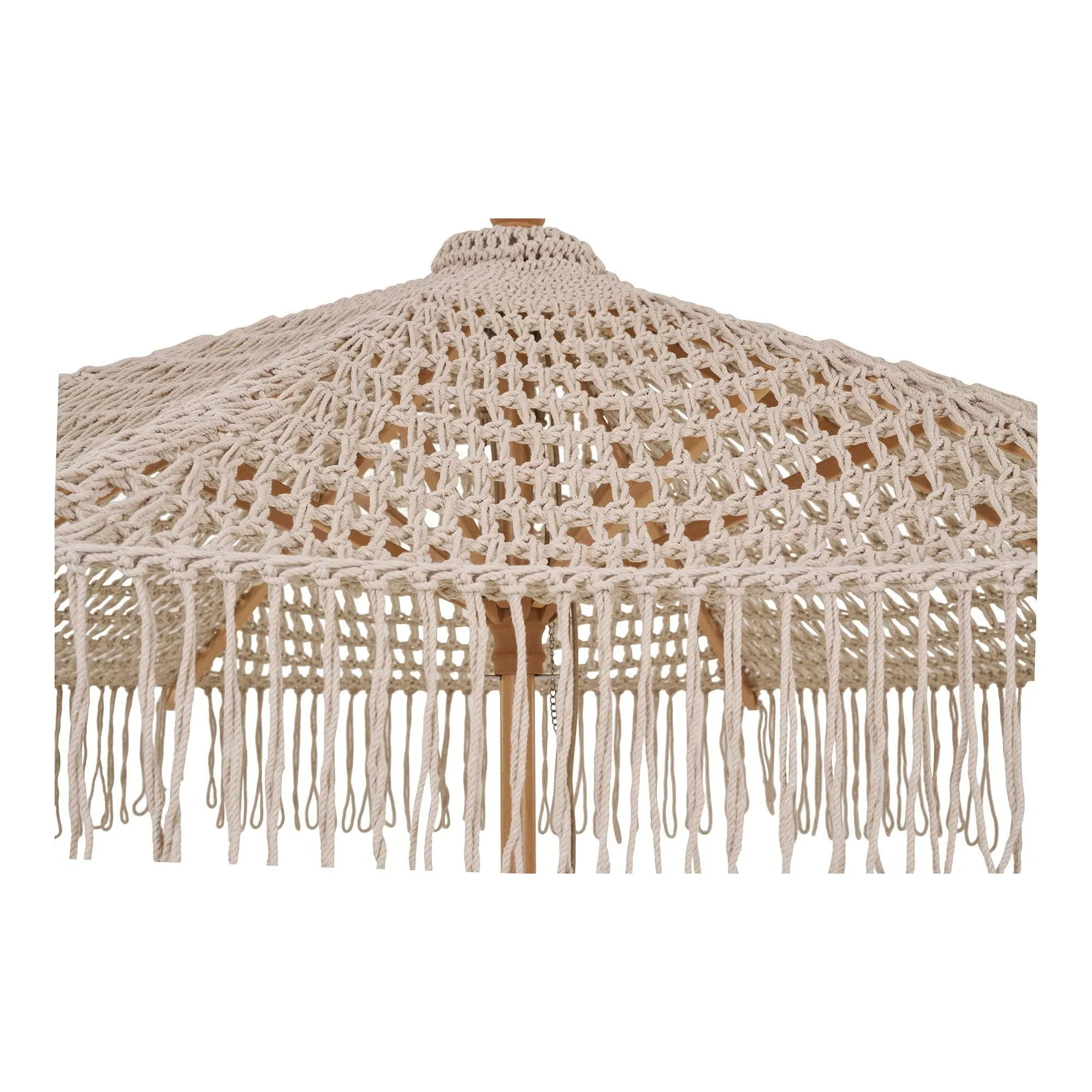 Martos Square Knitted Parasol - Beige
