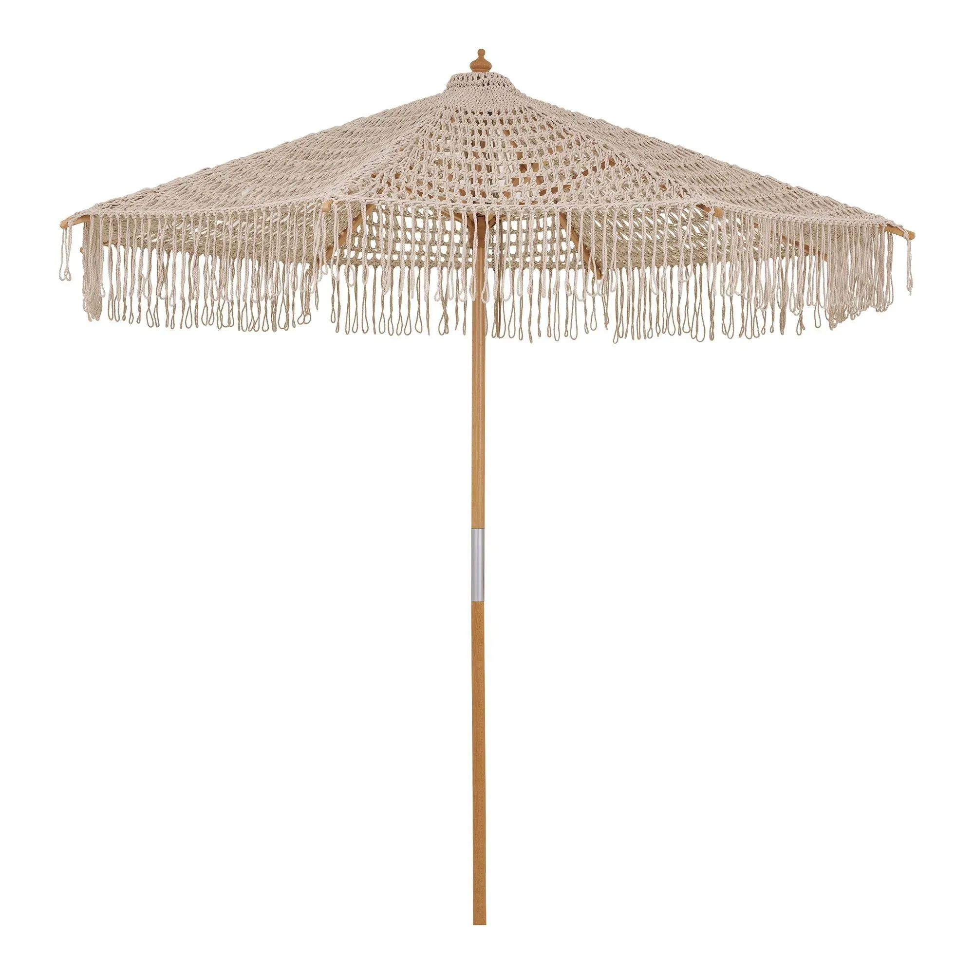 Martos Square Knitted Parasol - Beige
