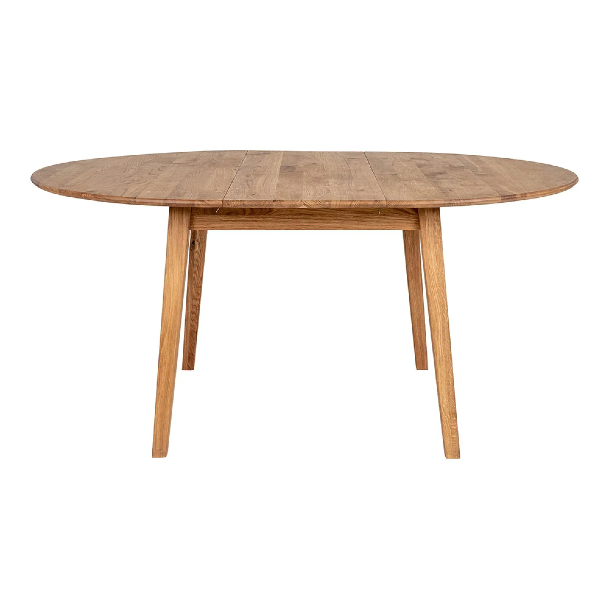 Metz 4-6 Seater Extending Oval Dining Table - Natural, Oak