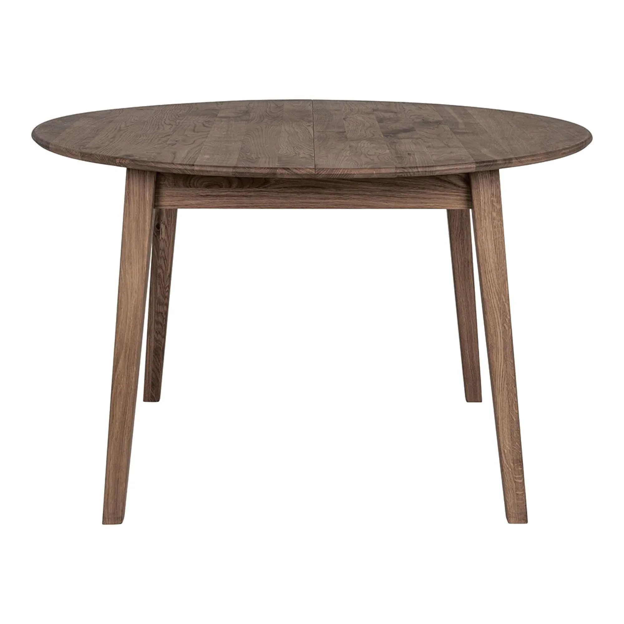Metz 4-6 Seater Extending Oval Dining Table - Smoked, Oak