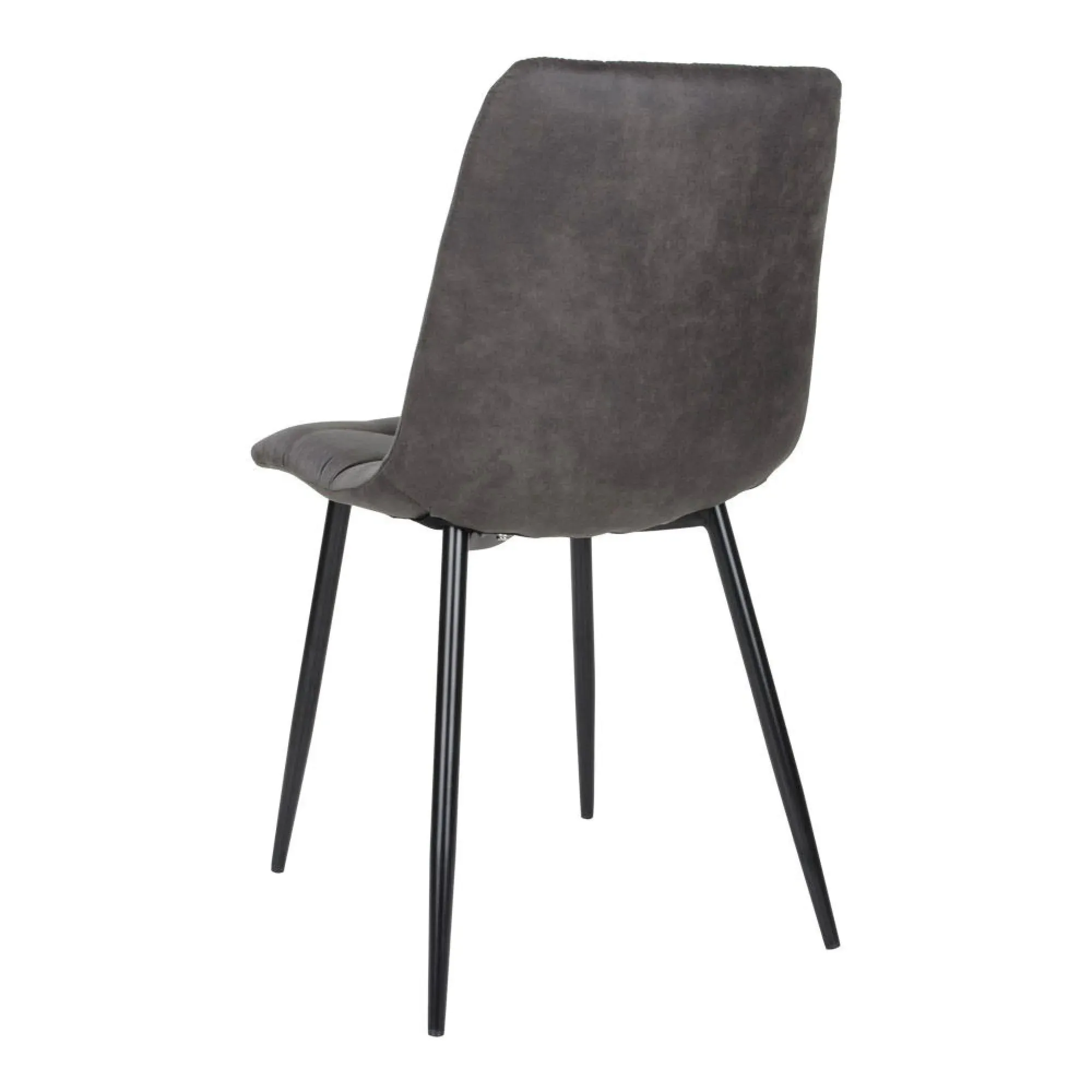 Middelfart Dining Chair Set of 2 - Dark Grey, Fabric