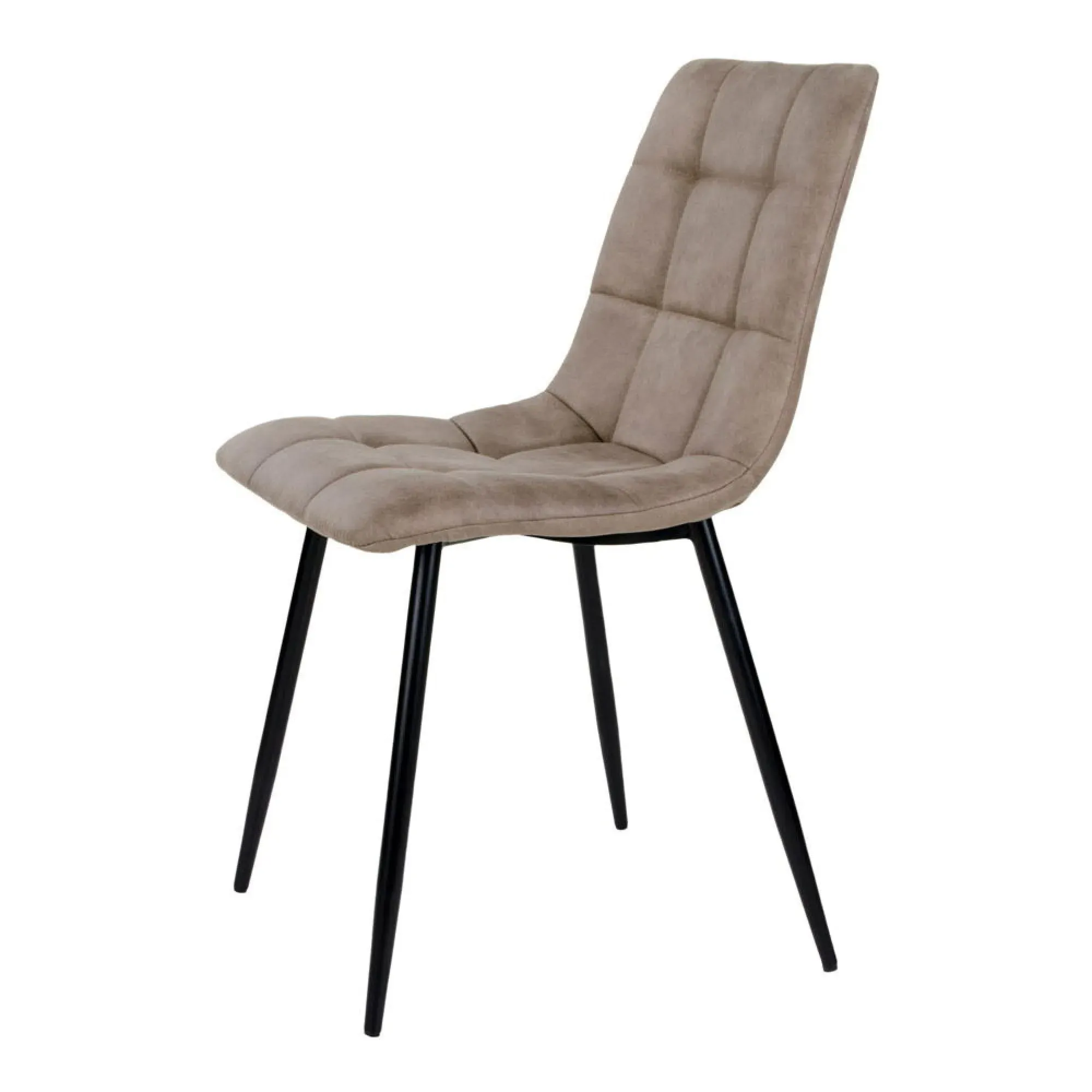 Middelfart Dining Chair Set of 2 - Light Brown, Fabric