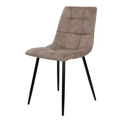 Middelfart Dining Chair Set of 2 - Light Brown, Fabric