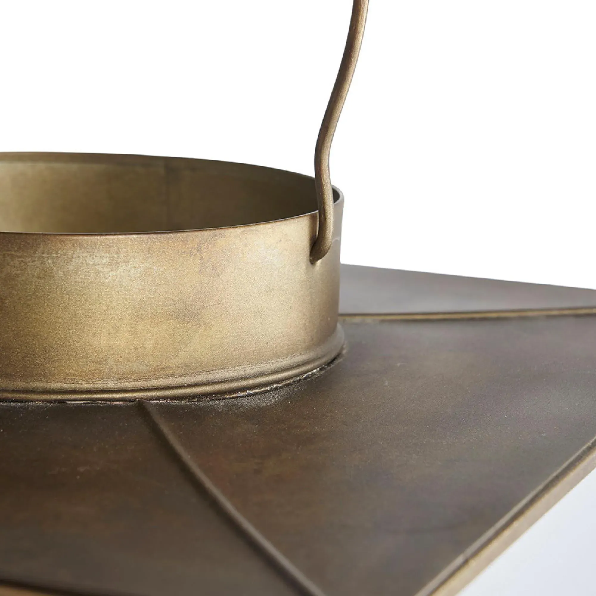 Mohali Lantern - Antique Brass