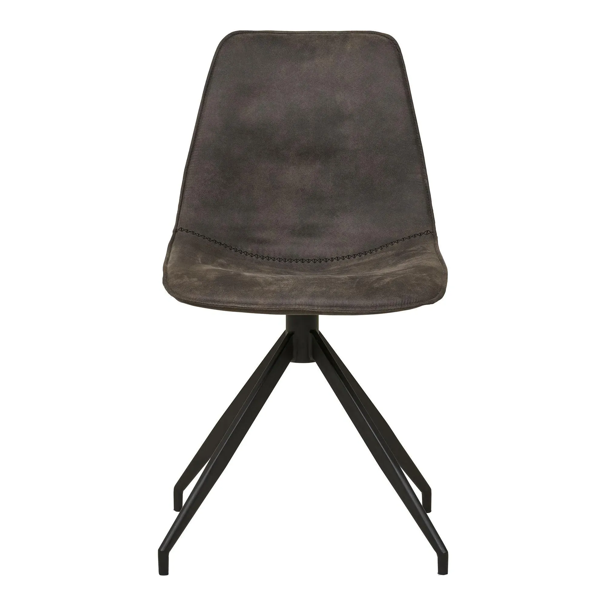 Monaco Swivel Dining Chair - Grey, Fabric